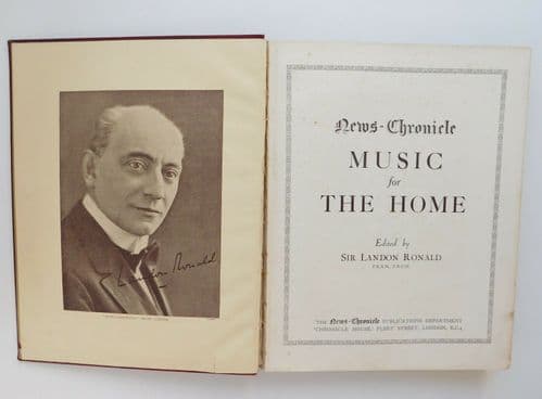 News Chronicle Music for the Home vintage 1930s book songs waltzes marches piano